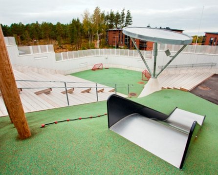 viherrakentaminen espoo liikunta-alue